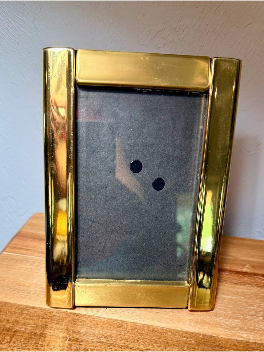 Vintage Brass Finish Photo Frame - Gold Picture Frame for Home Accents - Picture 3 of 12